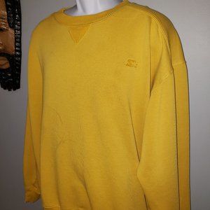Starter Yellow Stitch Logo Sweatshirt